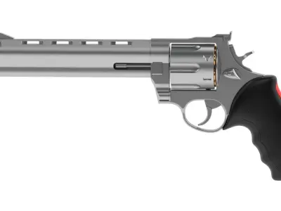 Taurus Raging Bull Revolver 3D model