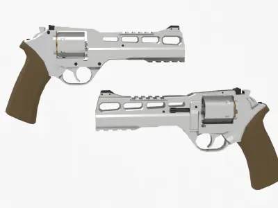 Rhino chiappa Low-poly Low-poly 3D model