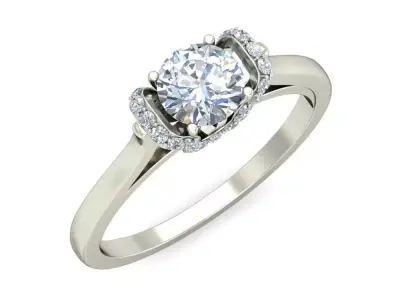 Wedding Ring  3D print model 116