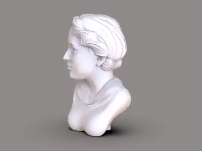 Classic Women Bust 3D print model