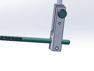 Fiber optic adjustment fixture 3D model