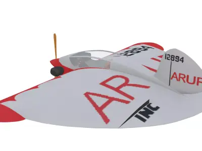 Arup S-2 Low-poly 3D model