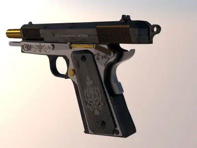 Colt 1911 Pistol 3D model