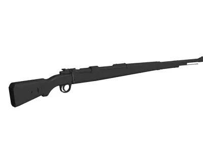 Karabiner 98k rifle 3D model