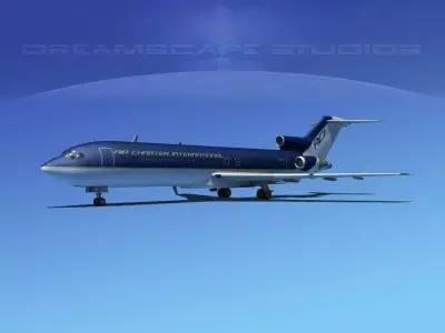 Boeing 727-200 Air Charter Intl 3D model