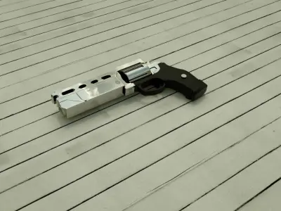 - Destiny 2 Hand Cannon - 3D model