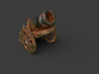 Small Range Canon  3D model