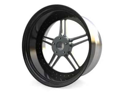 Racing Dynamics RS2 custom wheel 3D model