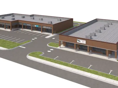 Retail-161 Retail Stores 3D model