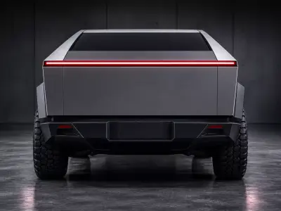 Futuristic Electric Pickup car 3D Printable STL Model Cyber SUV 3D print model