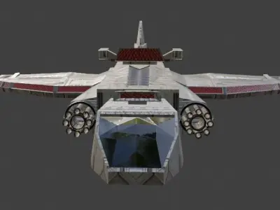 Fighter75 Free low-poly 3D model