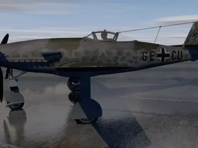 Messerschmitt Me-309 v1 3D model