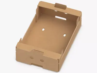 Cardboard Display Box 02 3D model