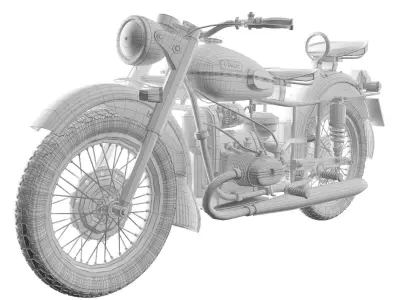 Ural M67-36 1976 3D model