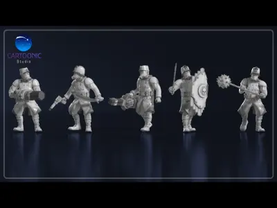 Guards Corps Set 01 3D print model purchase