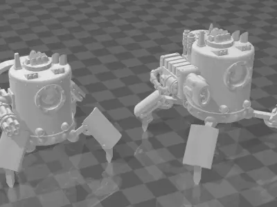 Robot Crawler Sentry 3D print model