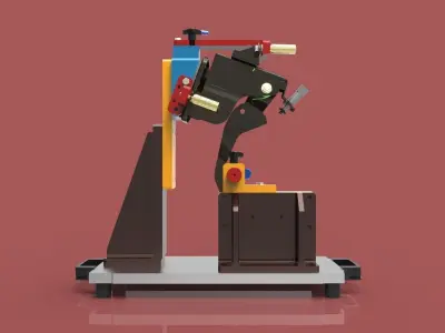 Brakemanual Checking Fixture Free 3D model