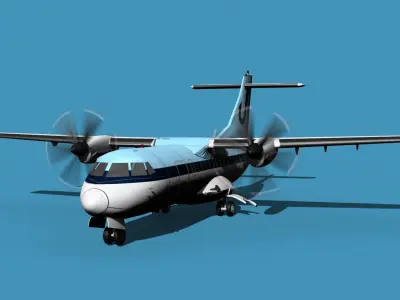ATR-42-320 Universal Air Charter 3D model