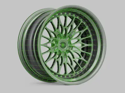 Brixton Forged HS1 Circuit 3pc Low-poly 3D model