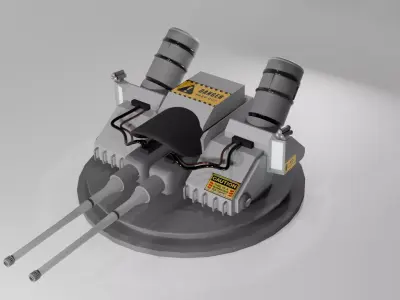 MACHINE GUN  3D model buy