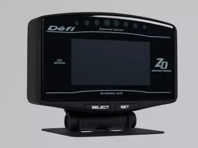 Defi - Link Meter Advance ZD Low-poly 3D model