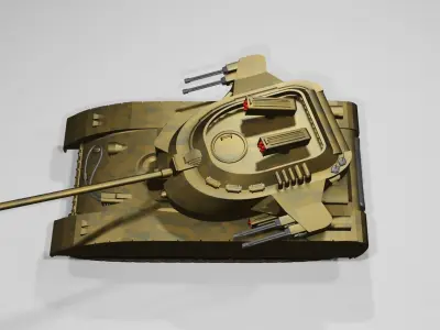 Tank Des1 Free 3D model