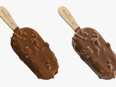 Magnum Ice Cream Bar Collection 3D model