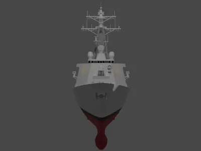 uss-arleigh burke  3D model 3D model