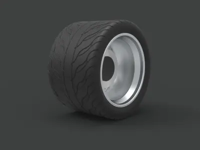 Rear wheel from Ice Charger 3D model