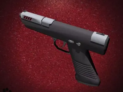 SilverNite gun Free 3D model