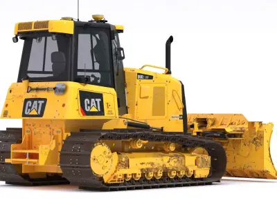 D6K2 Track-Type Tractor Medium Dozer 3D model