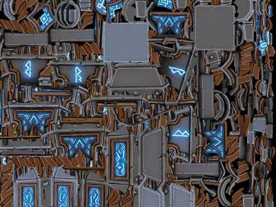 Fantasy Hammer 3D model purchase