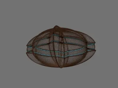 Gold UFO Free 3D model
