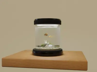 Fish Tank 3D model get