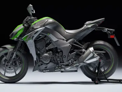 Kawasaki Z1000 2014 Low-poly 3D model