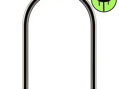 Bike Rack  Low-poly 3D model
