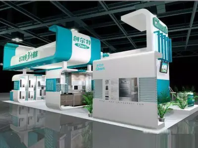 Exhibition - Area - 7X15-3DMAX2009-047 3D model
