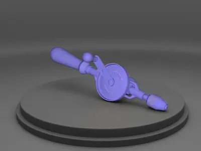 Stanley England Hand Drill 3D model