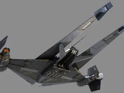 Space Fighter 3D model purchase