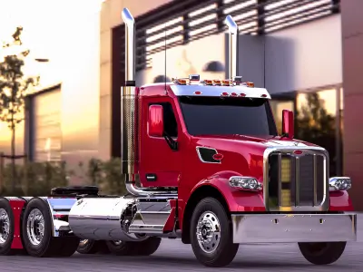 Peterbilt 567 DayCab  3D model