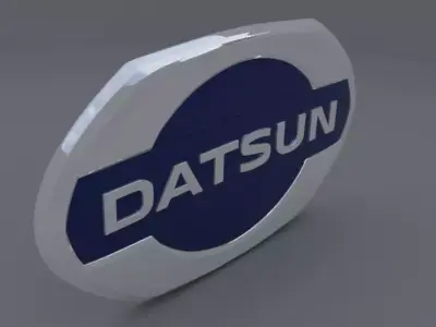 datsun logo 3D model