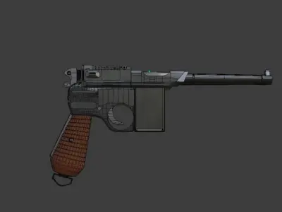 Weapon Mauser German 3D model