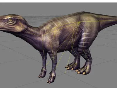 dino model 01 Free low-poly 3D model