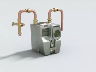 laos Game Gas Meter Low-poly 3D model