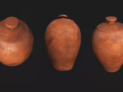 15 in 1 stone lowpoly game asset Low-poly 3D model