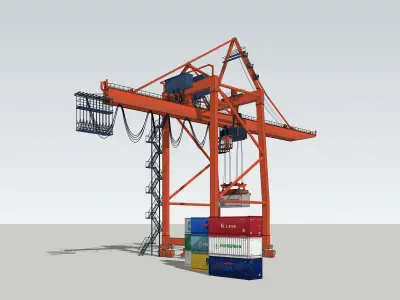 Crane container 3D model