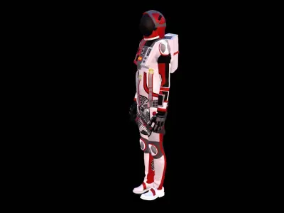 Astronaut Spacesuit Spain 3D model