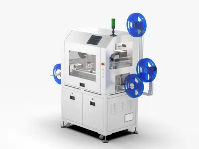 Automatic Cutting and Packaging Machine 3D model