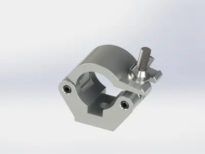 Clamp for pipe 48-51mm 750kg 3D model