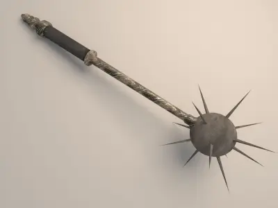 medieval mace 3D model purchase